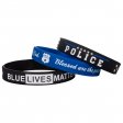 Police Blue Lives Matter Thin Blue Line Bracelets Blessing Set